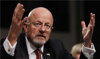 Intelligence Director Clapper: not being up to speed on major terrorism developments may be the tip of the iceberg. AP