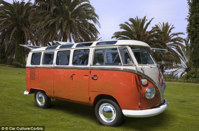 Party bus: Obama and the Choom Gang used to go to parties in the hills in Ray's surf van (file photo) and get high. Weed was rife in Hawaii during the counter-culture years of the 1970s and often smoked openly