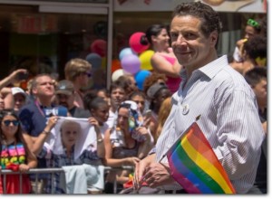 Andrew Cuomo at New York City's Gay Pride in 2013 (Photo credit: Bob Jagendorf)